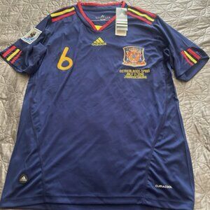🔥 Spain 2010 World Cup Final Jersey – Andrés Iniesta #6 – BRAND NEW w/ Tags 🔥